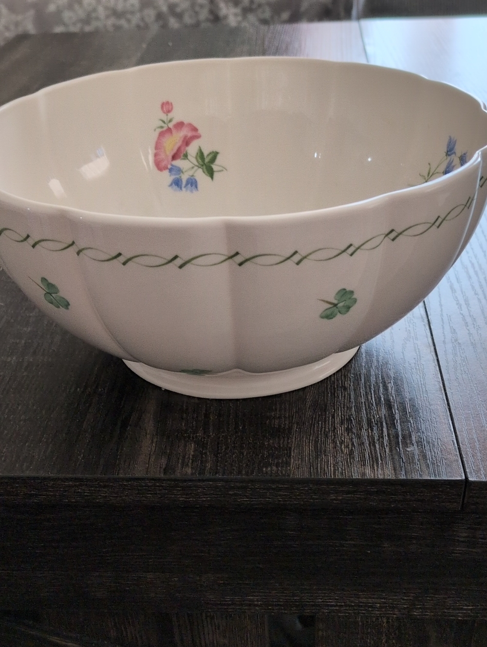 Vintage BELLEEK POTTERY IRELAND Emerald Isle Bowl